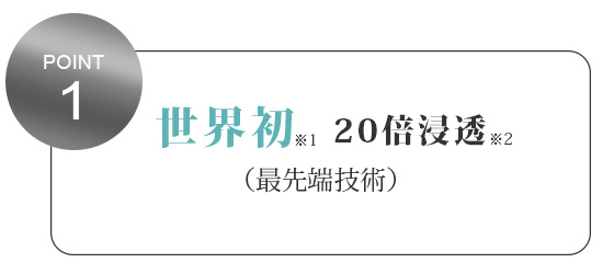20倍浸透(最先端技術)